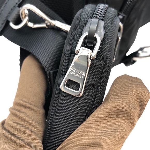 Prada Renulon Shoulder Bag Black - Picture 11 of 12